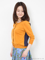 コットンシルクニットCD/MUSTARD