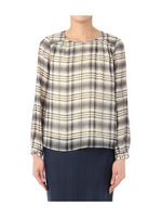 シフォンブラウス/ダークグリーン(023)