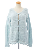 スソカギバリフラワーカーデ/ミント