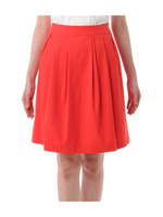 タックフレアスカート/オレンジ系(068)