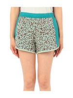 軽量ナイロンアニマル柄ショートパンツ/グリーン系(121)
