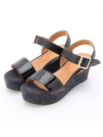 厚底ストラップサンダル/アイボリー(504)