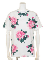 8Bit Floral Tee/BLACK