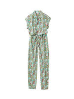 PAUL&JOE×AIGLE ボタニカルシャツオールインワン/カーキ(127)