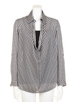 キャミ付総柄シャツ/A