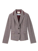 ツイード調2つボタンテーラードジャケット/ブラック(019)