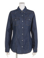 デニムシャツ/ネイビー