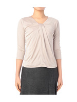 フロントデザインカットソー/ナチュラル(050)