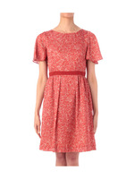 モザイク総柄ワンピース/レッド系(162)