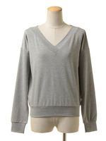 ロウVネックスウェット/NV