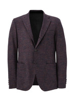 C/Wダブルフェイスステッチシーマジャケット/ブルー系(293)