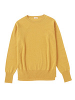 PERGINOニットプルオーバー/イエロー系(034)