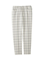 [L]ウィンドウチェック2WAYパンツ/ホワイト(202)