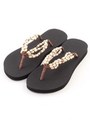 【PLV】RICE WOOD SANDAL/WHITE/BLACK
