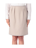 スクエア柄デザインスカート/ブルー系(492)