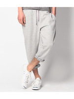 裏ボーダーダンボールニットパンツ/ネイビー(093)