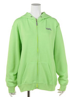 BASIC SWEAT ZIP HOODIE/YELLOW