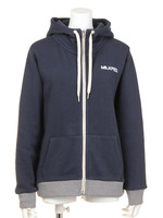 HEAVEN27 ZIP-UP HOODIE/NAVY