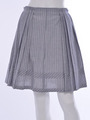 【DUO】 ストライプタックプリーツSK/グレー