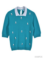 カラービジューニットPO/グリーン