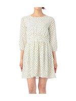 スクエアドットワンピース/ベージュ系(152)