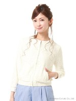 レースブルゾン/クロ