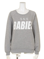 SNSBABIESスウェットPO/グレー