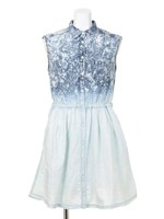 【Chille anap】グラデーションデニムワンピース/BL