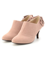 バックリボンブーティ/ベージュ系(052)