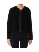 ブークレーニットノーカラージャケット/ライトグレー(011)