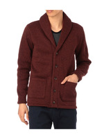 ヘチマカラーニットカーディガン/レッド系(064)