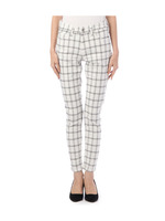 モノグリッドスキニーパンツ/ホワイト系(202)