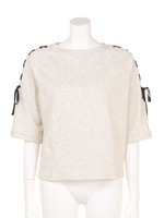 7分レースUPプル/オートミール