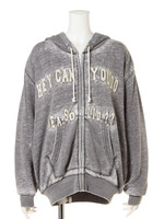 L9459 オパール加工Chillパーカ/チャコール