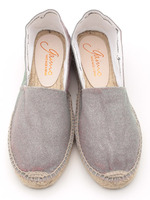 【GAIMO ESPADRILLES】SHINY ESPADRILLE/PLATA(SILVER)