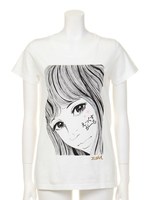 【X-girl × 楳図かずお】OROCHI FACE S/S TEE/WHITE