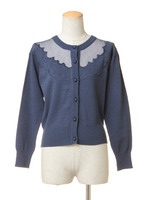 シシュウヨークスケカーデ/ラベンダー