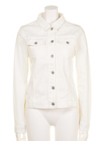 デニムブルゾン/ホワイト