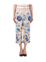 ベルト付フラワーパンツ/ライトオレンジ(166)