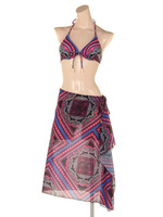 【Pinky&Dianne】エスニックスカーフ/ブラック