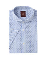 ロンストオーバープリントドレスシャツ/ピンク系(171)