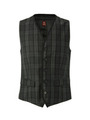 W/SIタータンチェックベスト/ブラック(319)