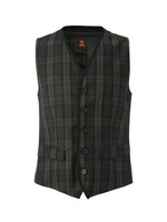 W/SIタータンチェックベスト/ブラック(319)