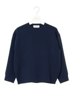 キレイめニットプルオーバー/NVY