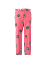 ツイルストレッチ プリント クロップド/ブラック(119)