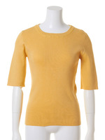 リブニットプルオーバー/YEL