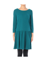 肩タックギャザーワンピース/グリーン(022)