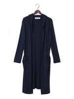 JCBB フード付き ロングカーディガン 3/NAVY