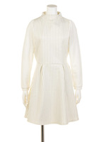 ボトルネックOP/杢グレー