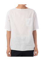 リネンシャンブレーシャツ/ホワイト(001)